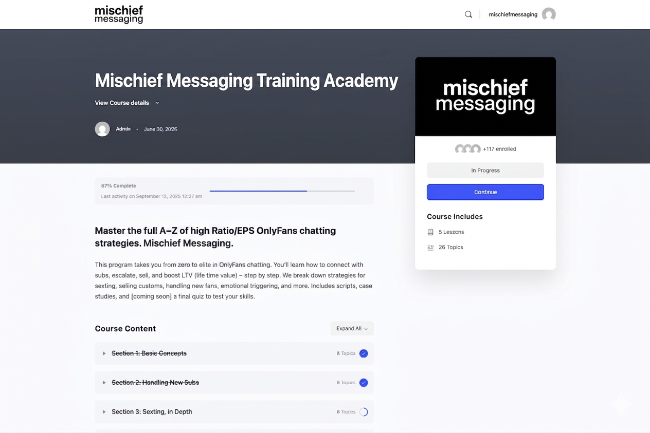 Training portal